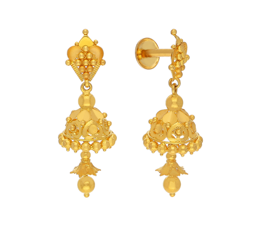 Antique Gold Jhumka